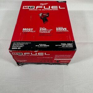 BRAND NEW Milwaukee M12 FUEL Stubby 3/8" Impact Wrench (2554-20)